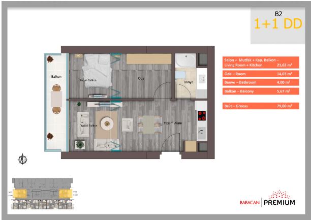 Babacan Premium Residence Kat Planları